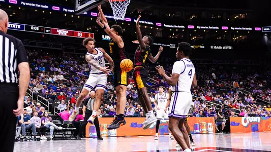 K-State Men's Basketball vs. Arizona State, March 11, 2025. Final: KSU 71, ASU 66.
Big 12 Tournamnet -Round 1
(Photo: Will Huster/K-State Sports)
