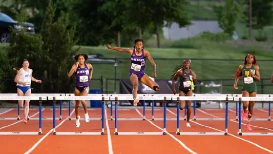 K-State Track & Field Big 12 Championship Day 1, May 15, 2025.
(Photo: Abby Kennedy/K-State Sports)