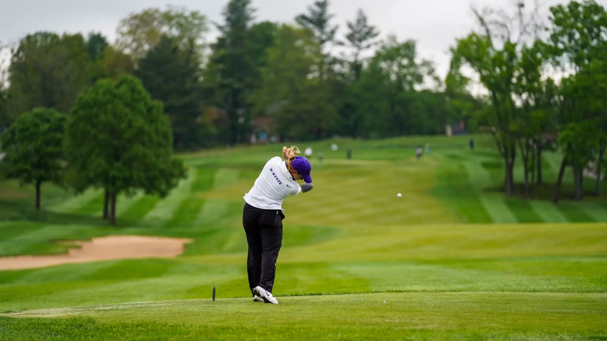 Carla Bernat during the second round of the 2025 NCAA Lexington Regional on May 6, 2025. (Victoria Ahlbrecht)