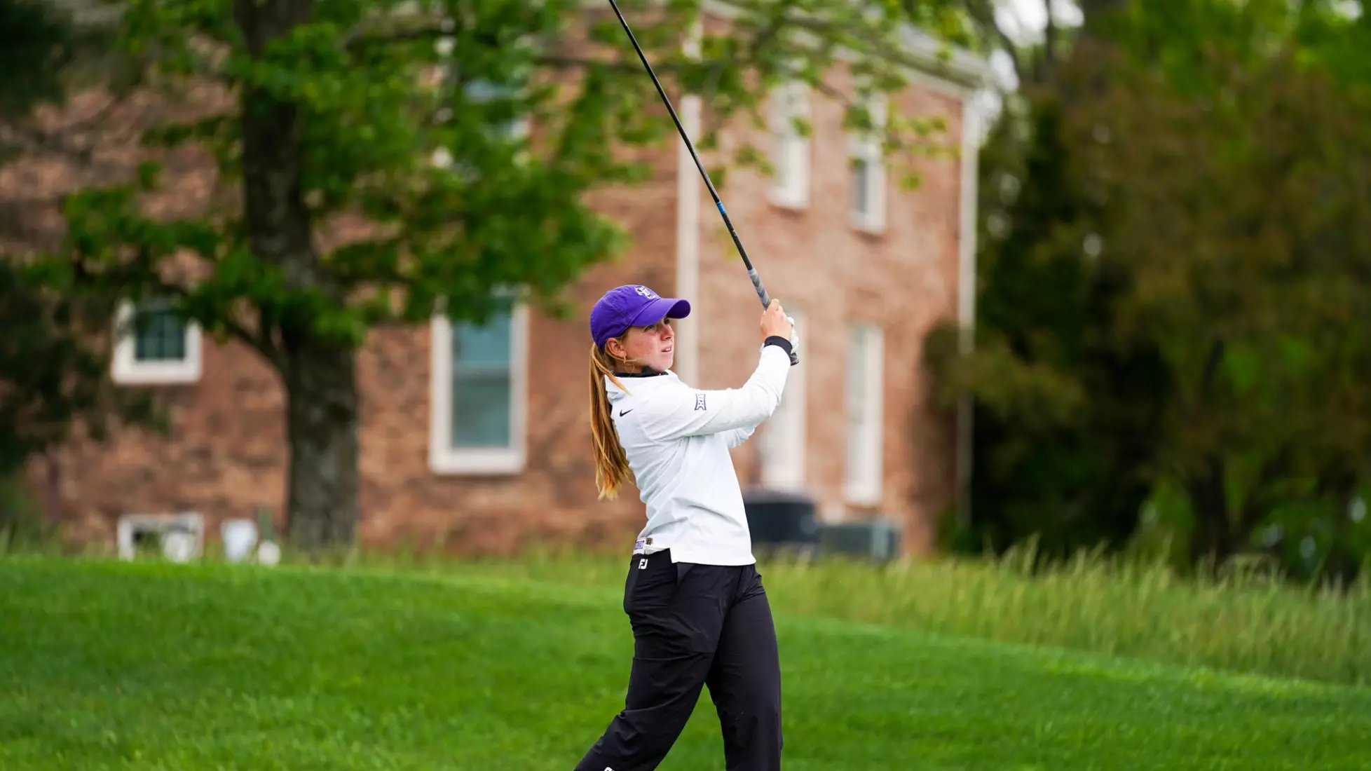 Carla Bernat during the second round of the 2025 NCAA Lexington Regional on May 6, 2025. (Victoria Ahlbrecht)