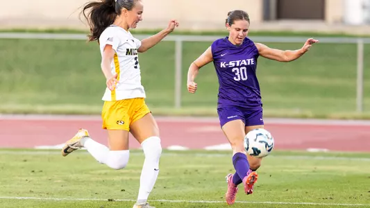 K-State Soccer vs. Missouri, August 6, 2025. Final: KSU 1, UM 1.
(Photo: Will Huster/K-State Sports)