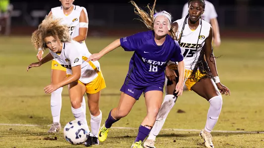 K-State Soccer vs. Missouri, August 6, 2025. Final: KSU 1, UM 1.
(Photo: Will Huster/K-State Sports)