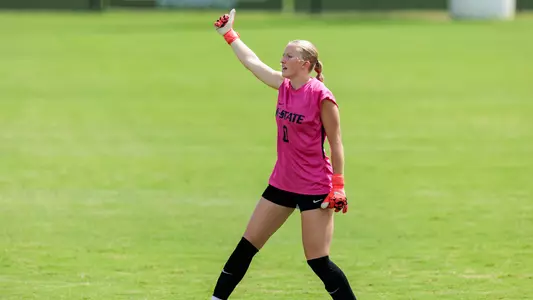 K-State Women's Soccer vs. Portland State, August 17, 2025. Final: KSU 2, PS 0.
(Photo: Austin Van Meter/K-State Sports)