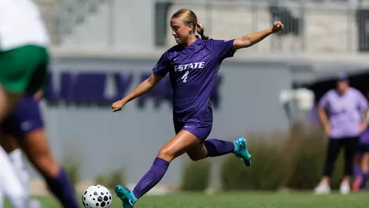 K-State Women's Soccer vs. Portland State, August 17, 2025. Final: KSU 2, PS 0.
(Photo: Austin Van Meter/K-State Sports)