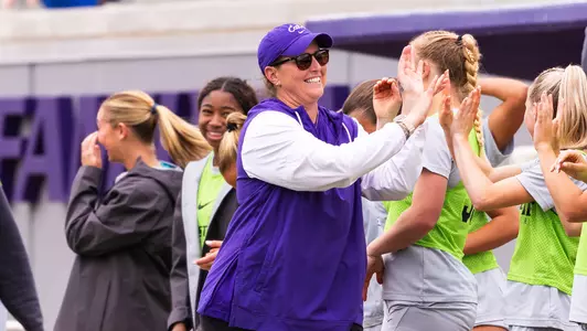 K-State soccer head coach Colleen Corbin
