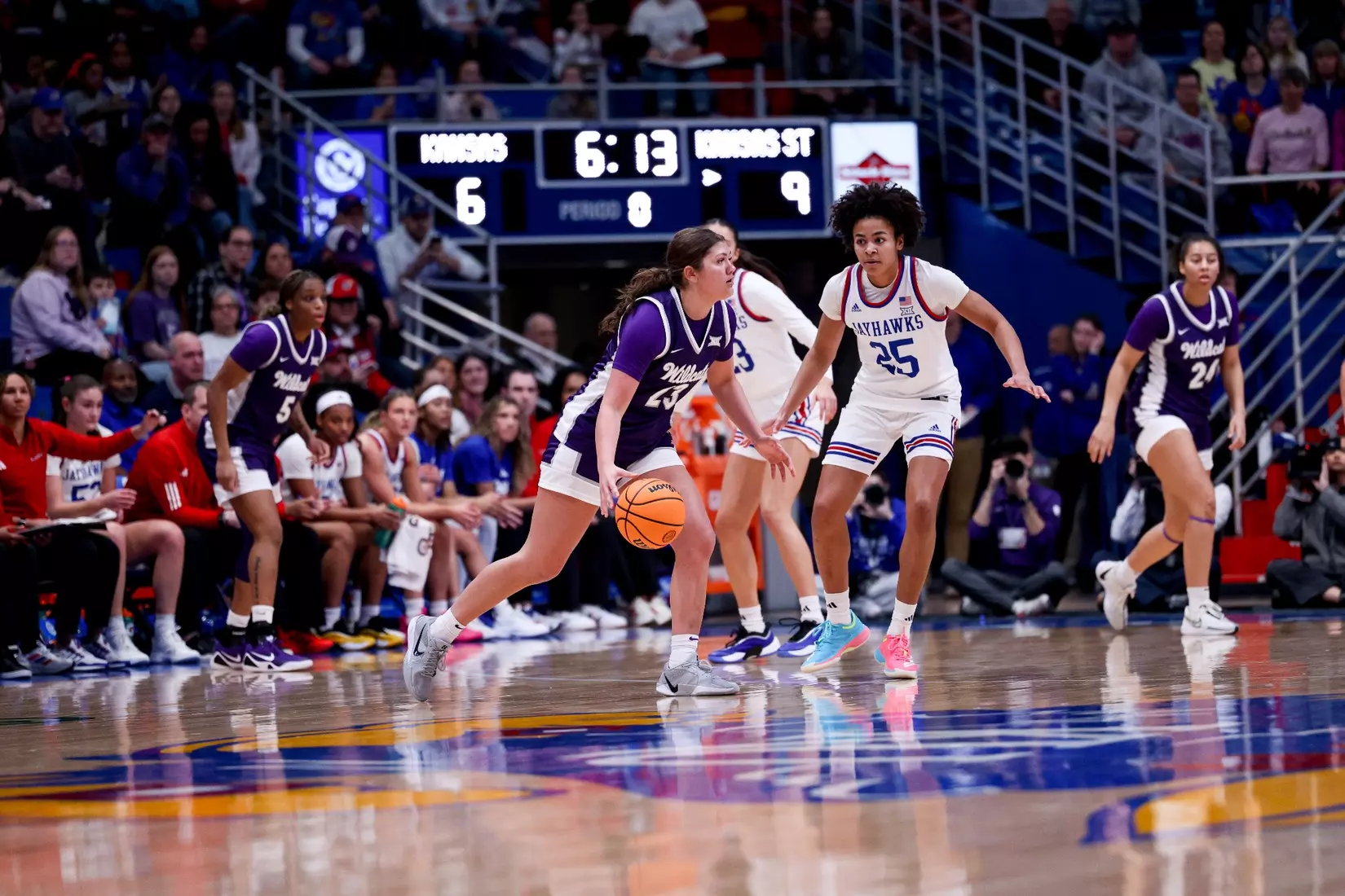 KStateWBB vs KU, Lawrence KS, Final: K-State 61, KU 83