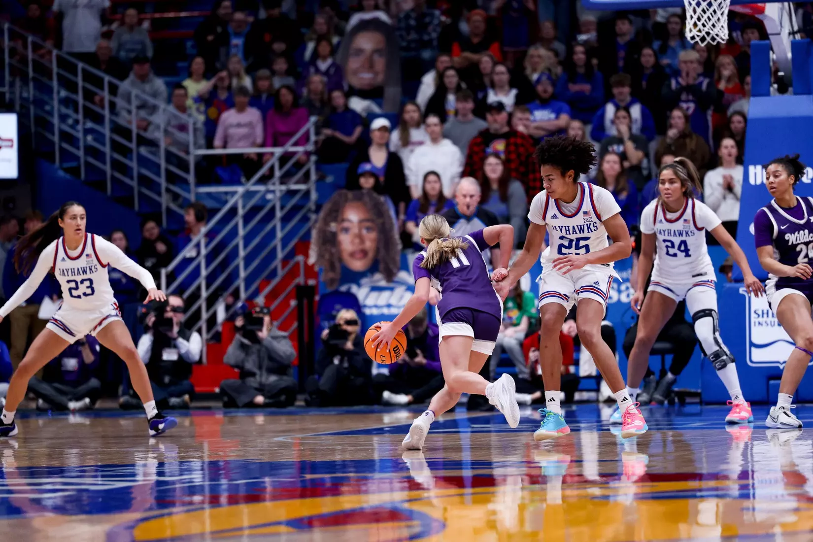 KStateWBB vs KU, Lawrence KS, Final: K-State 61, KU 83