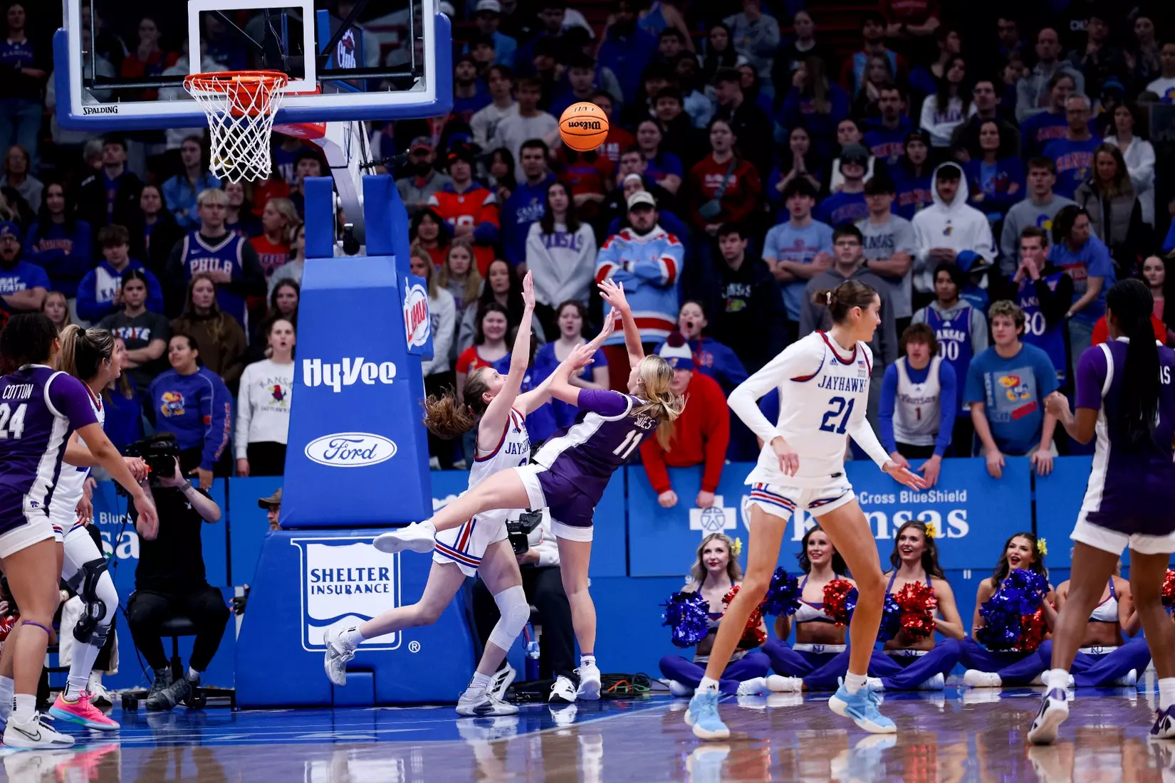 KStateWBB vs KU, Lawrence KS, Final: K-State 61, KU 83