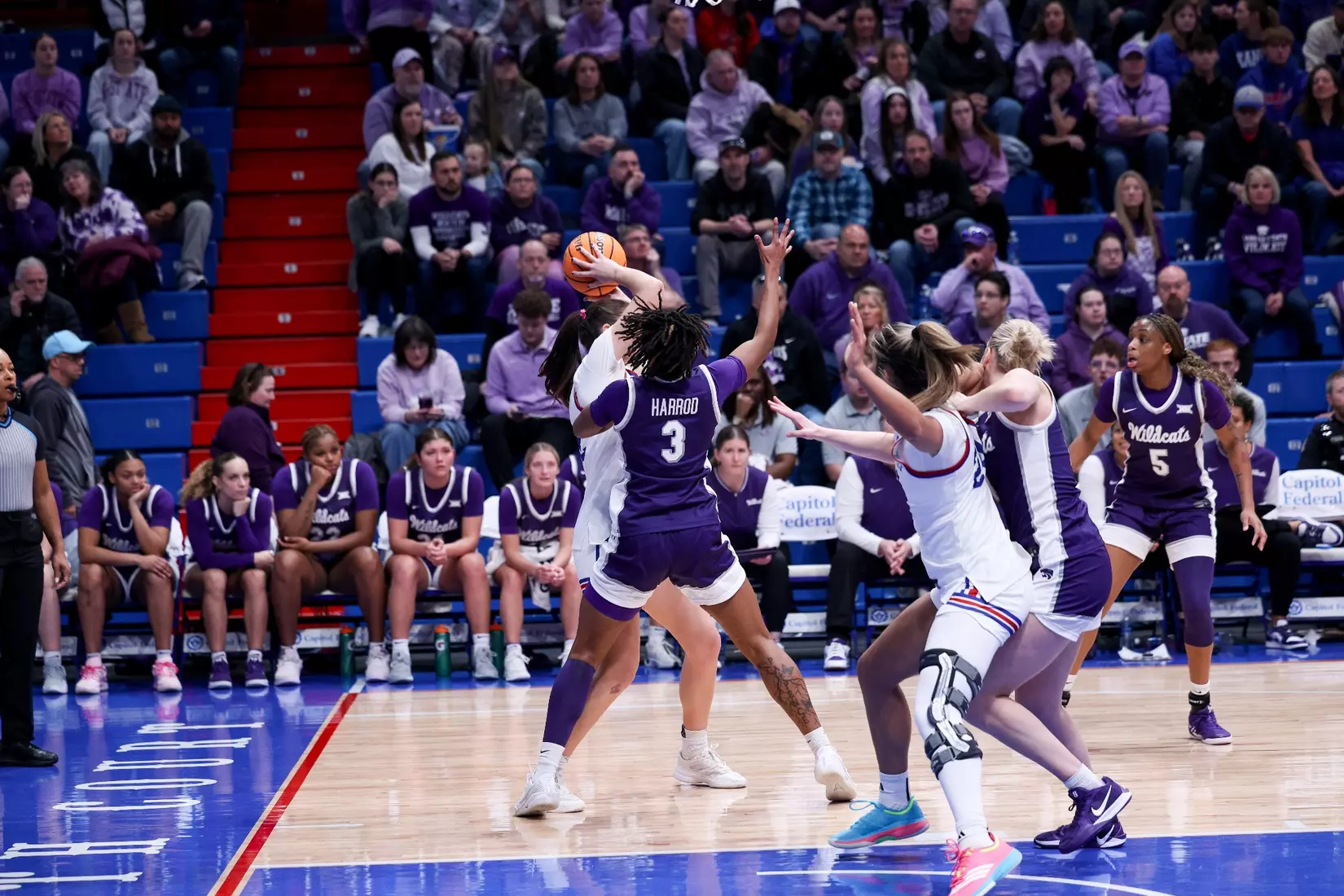 KStateWBB vs KU, Lawrence KS, Final: K-State 61, KU 83