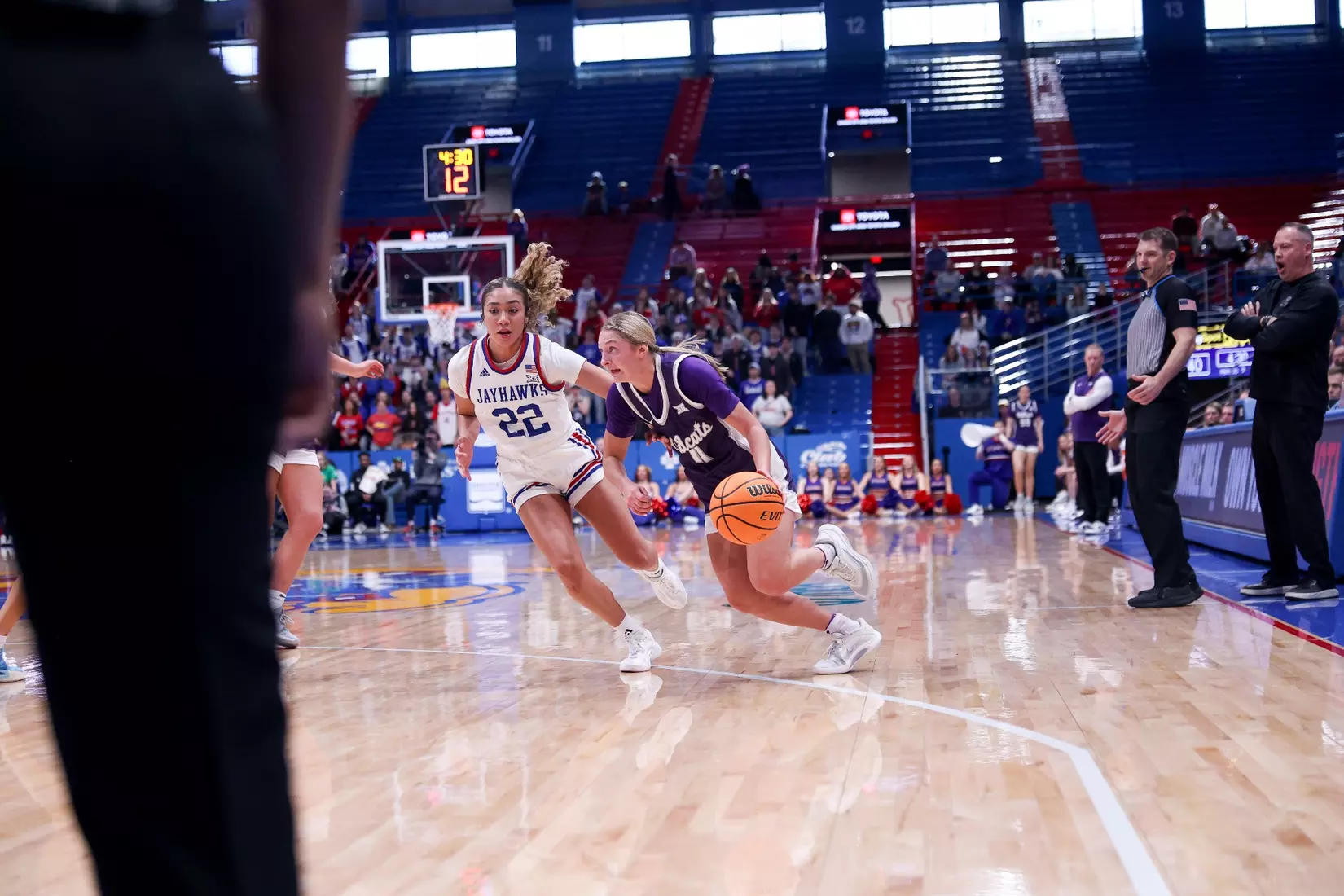 KStateWBB vs KU, Lawrence KS, Final: K-State 61, KU 83