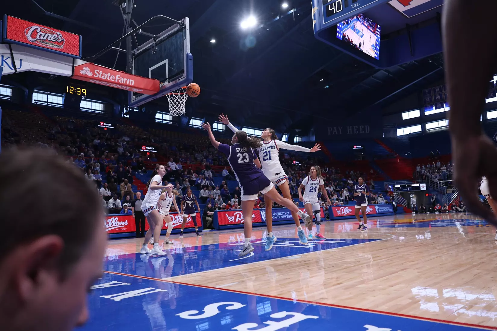 KStateWBB vs KU, Lawrence KS, Final: K-State 61, KU 83