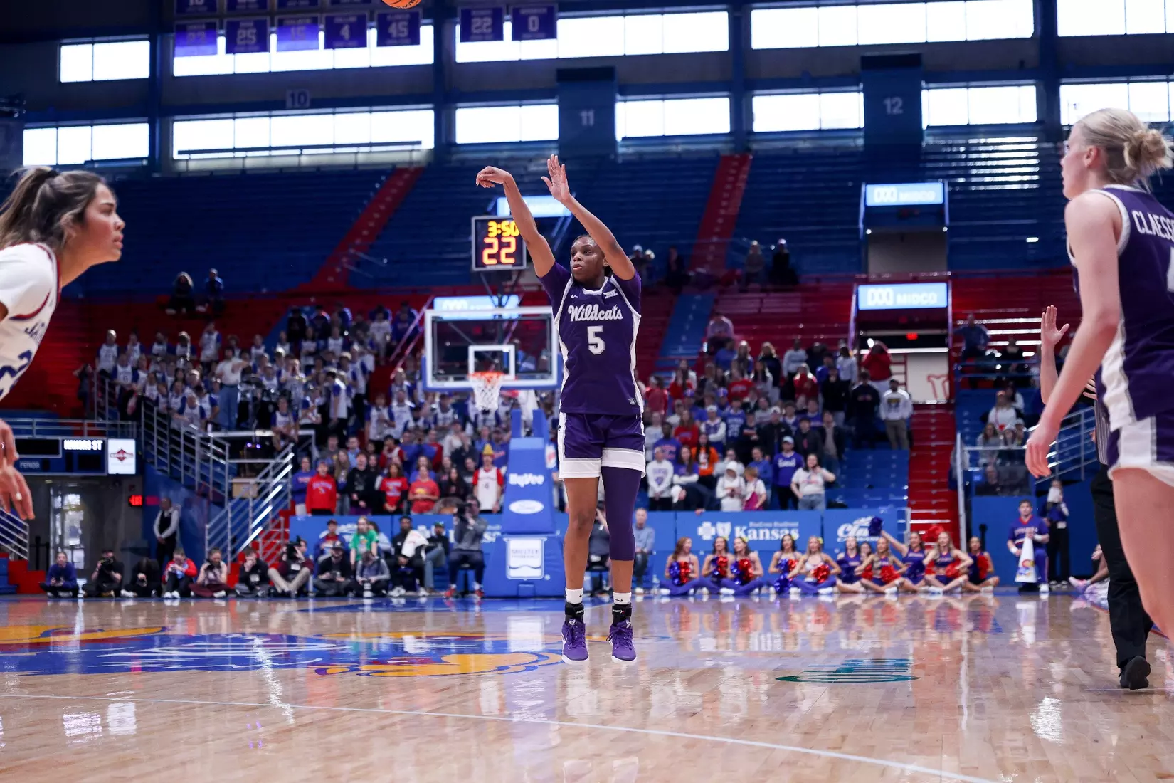 KStateWBB vs KU, Lawrence KS, Final: K-State 61, KU 83