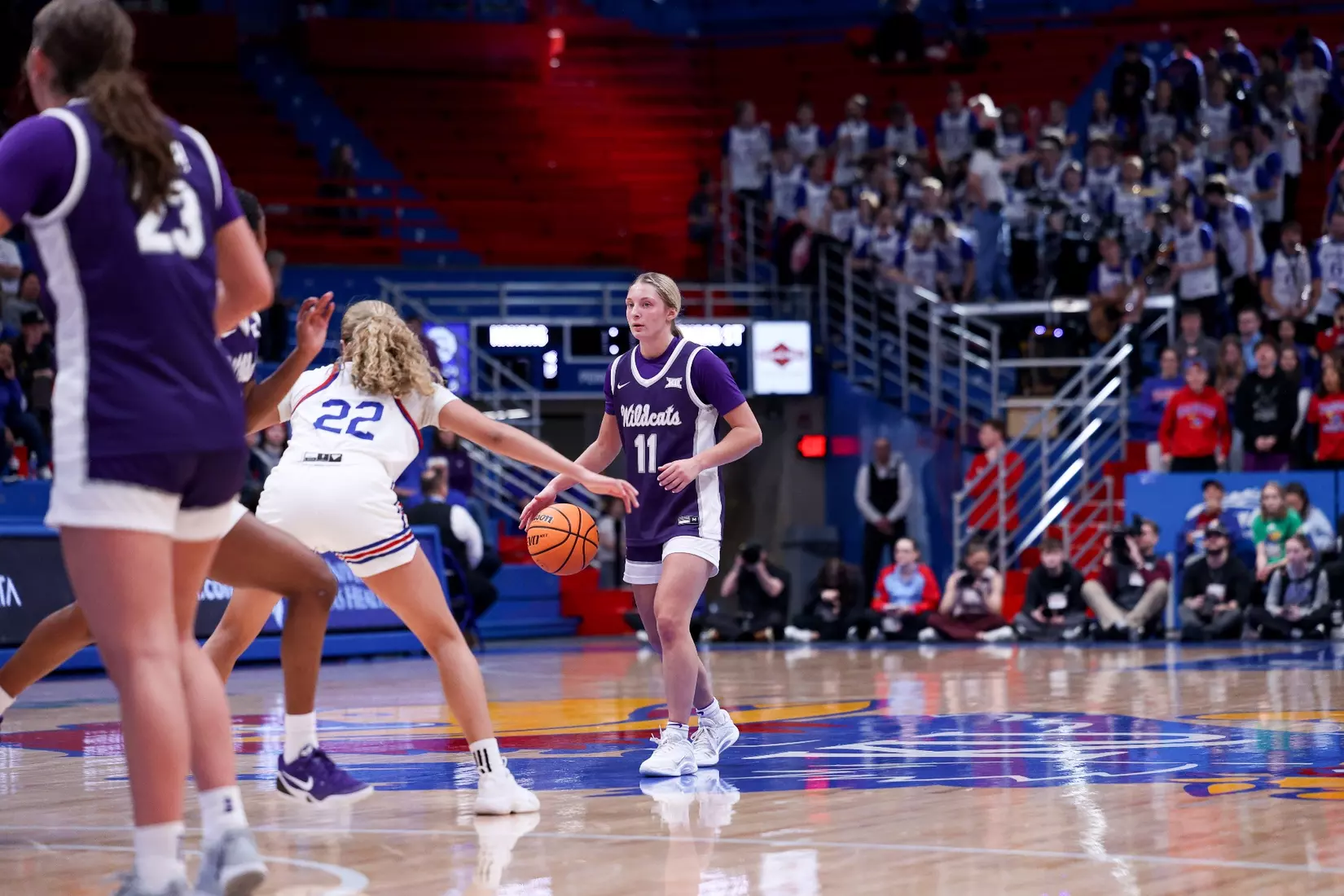 KStateWBB vs KU, Lawrence KS, Final: K-State 61, KU 83