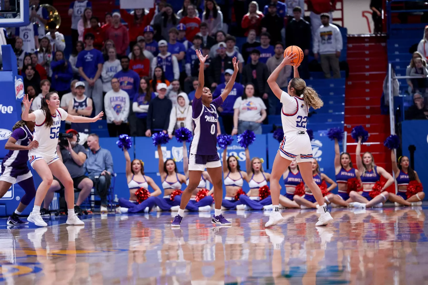 KStateWBB vs KU, Lawrence KS, Final: K-State 61, KU 83