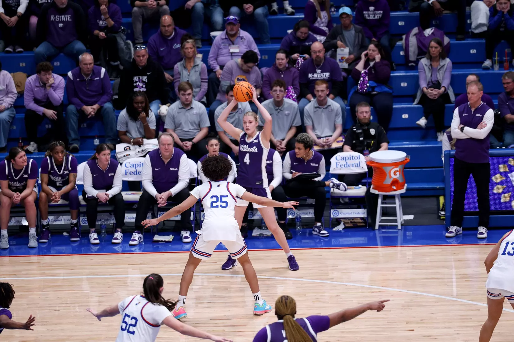 KStateWBB vs KU, Lawrence KS, Final: K-State 61, KU 83