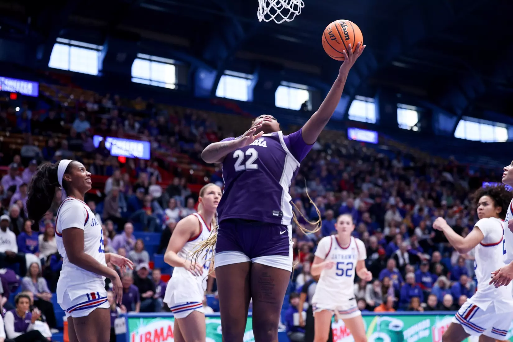 KStateWBB vs KU, Lawrence KS, Final: K-State 61, KU 83