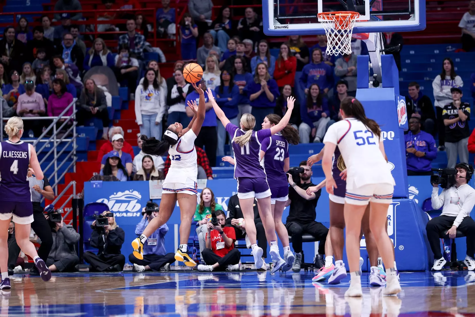 KStateWBB vs KU, Lawrence KS, Final: K-State 61, KU 83