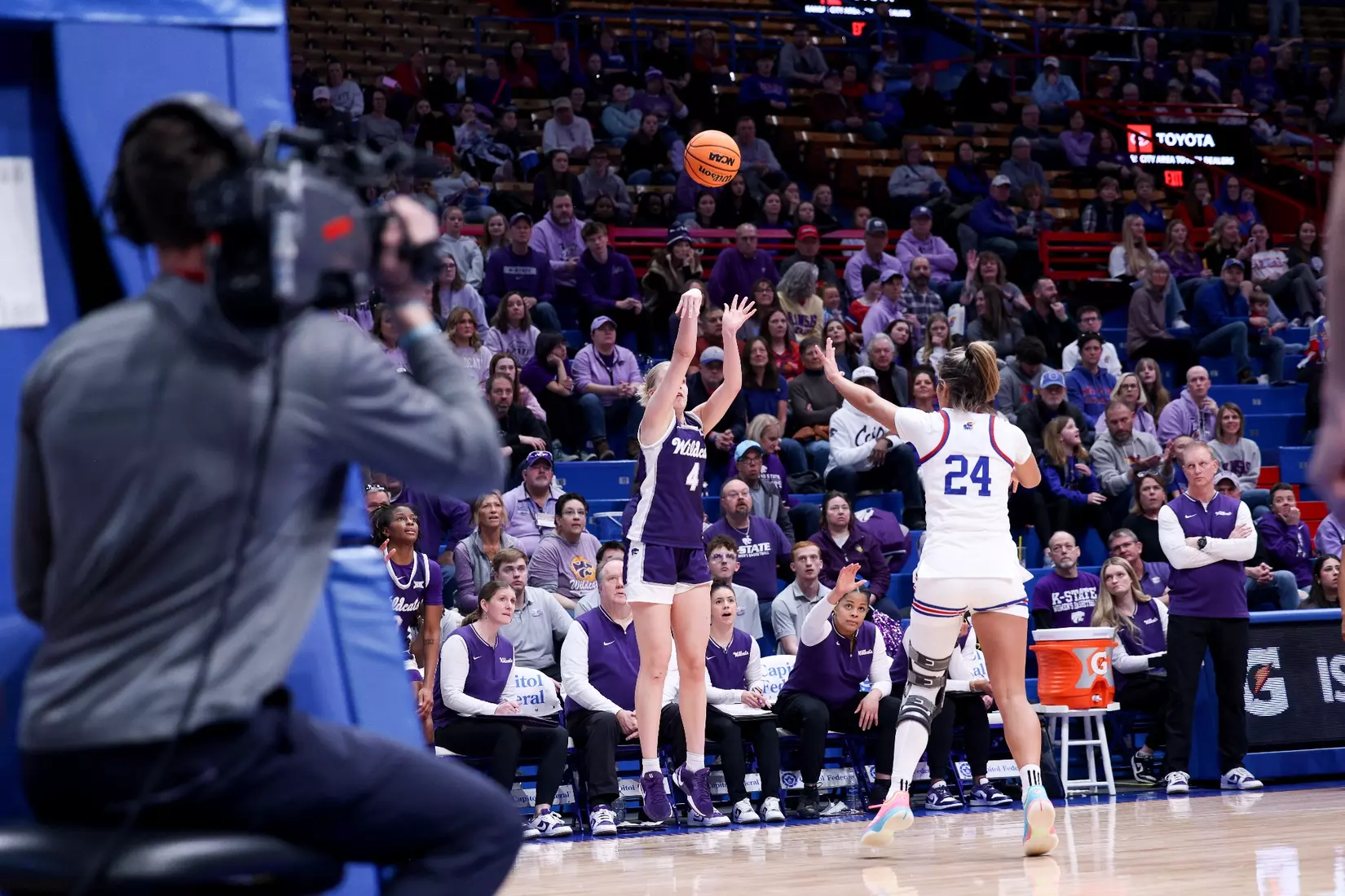 KStateWBB vs KU, Lawrence KS, Final: K-State 61, KU 83
