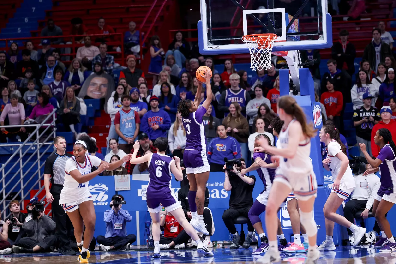 KStateWBB vs KU, Lawrence KS, Final: K-State 61, KU 83