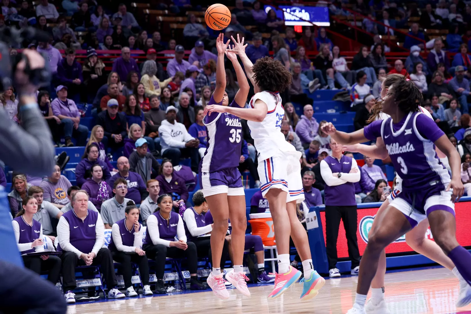 KStateWBB vs KU, Lawrence KS, Final: K-State 61, KU 83