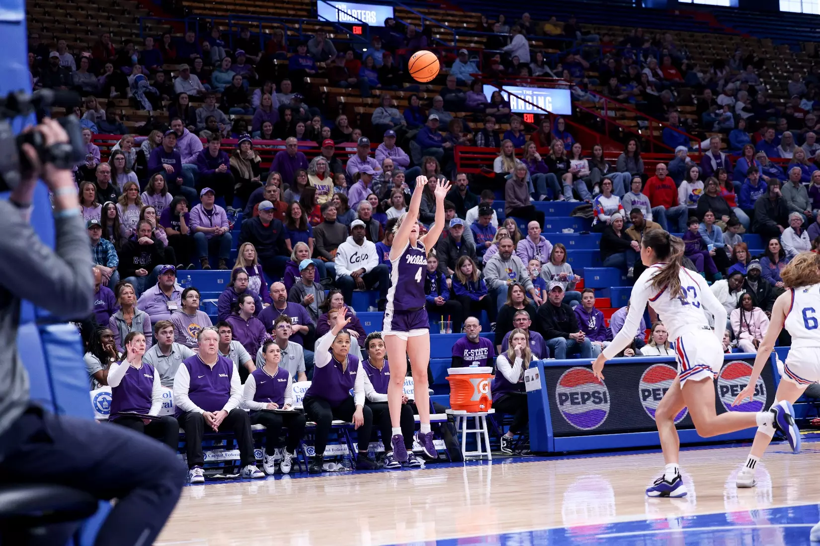 KStateWBB vs KU, Lawrence KS, Final: K-State 61, KU 83