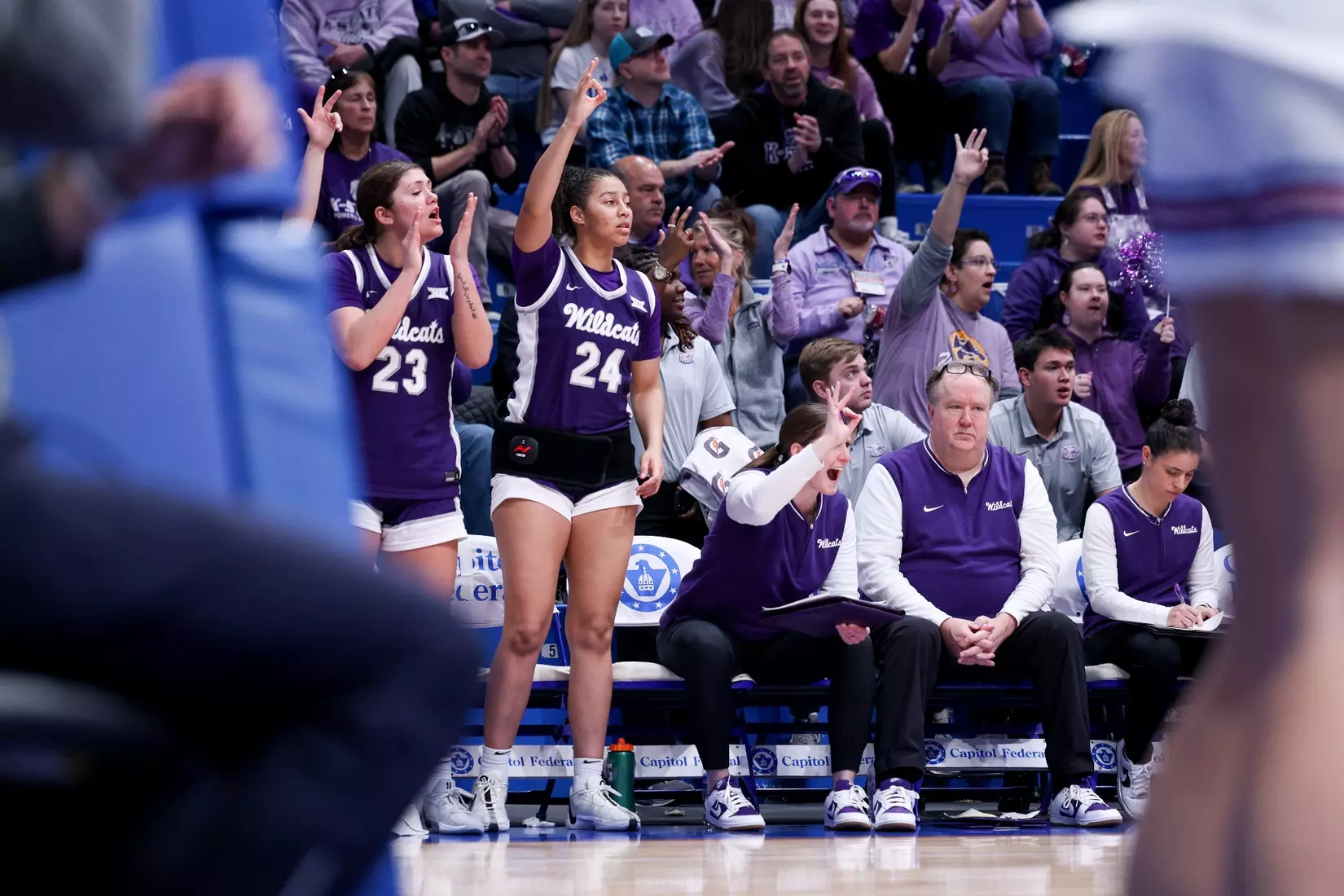 KStateWBB vs KU, Lawrence KS, Final: K-State 61, KU 83