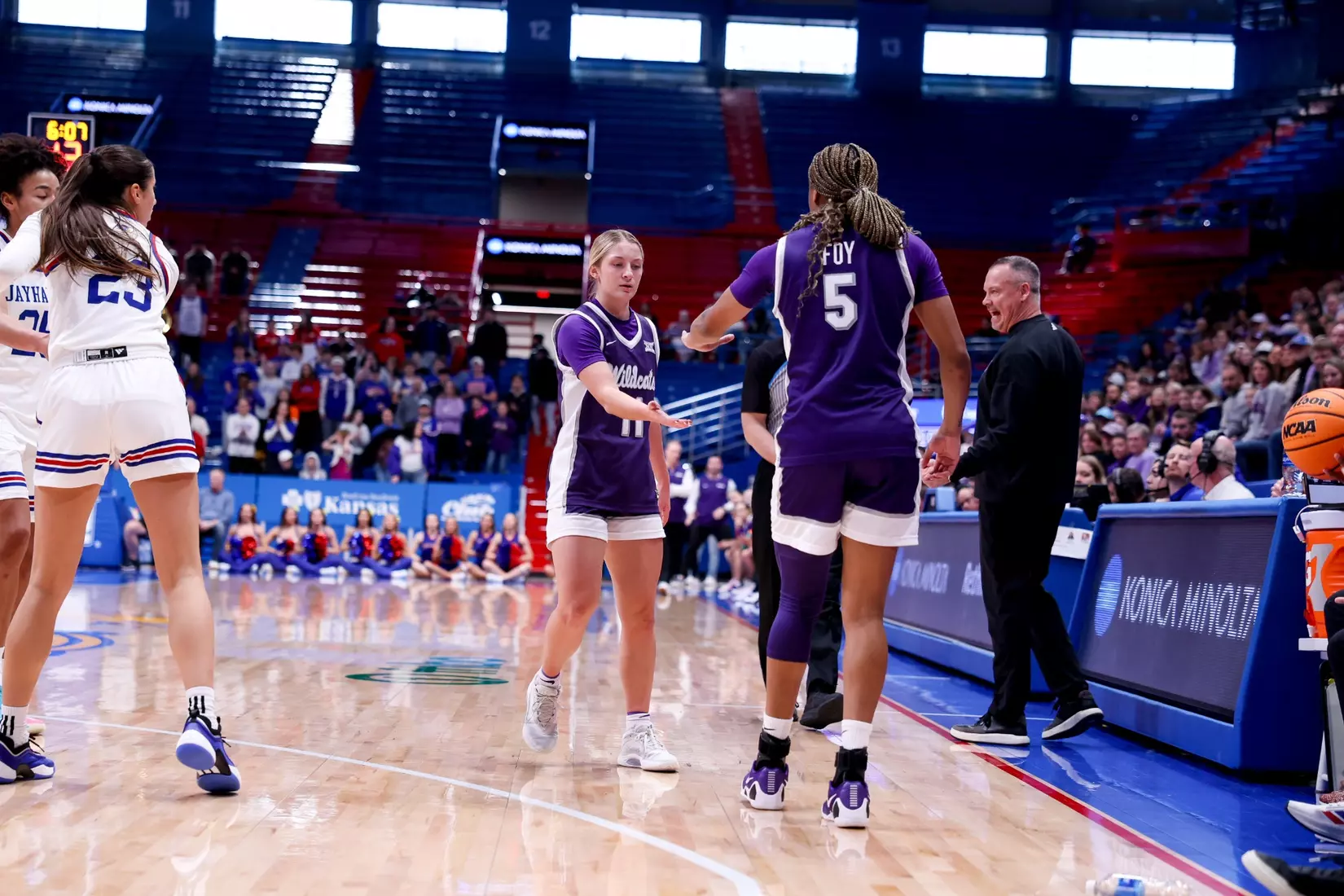 KStateWBB vs KU, Lawrence KS, Final: K-State 61, KU 83