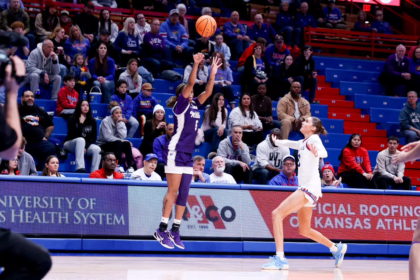 KStateWBB vs KU, Lawrence KS, Final: K-State 61, KU 83