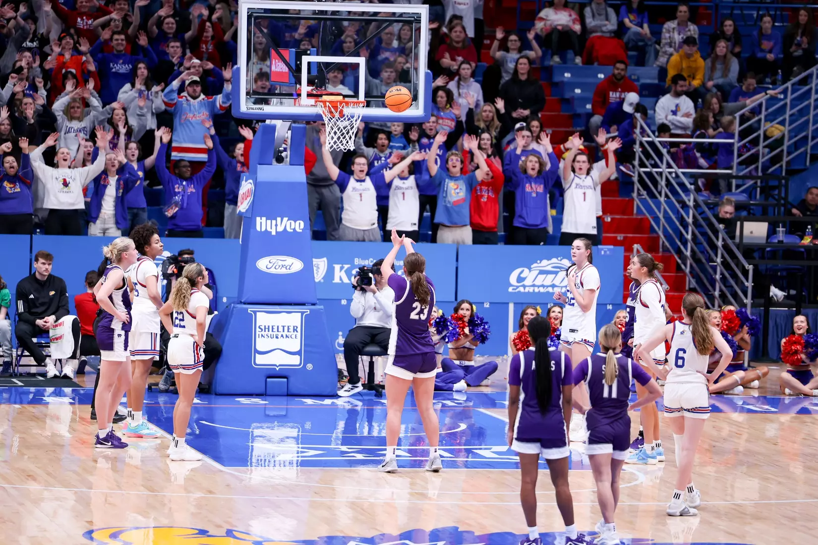 KStateWBB vs KU, Lawrence KS, Final: K-State 61, KU 83