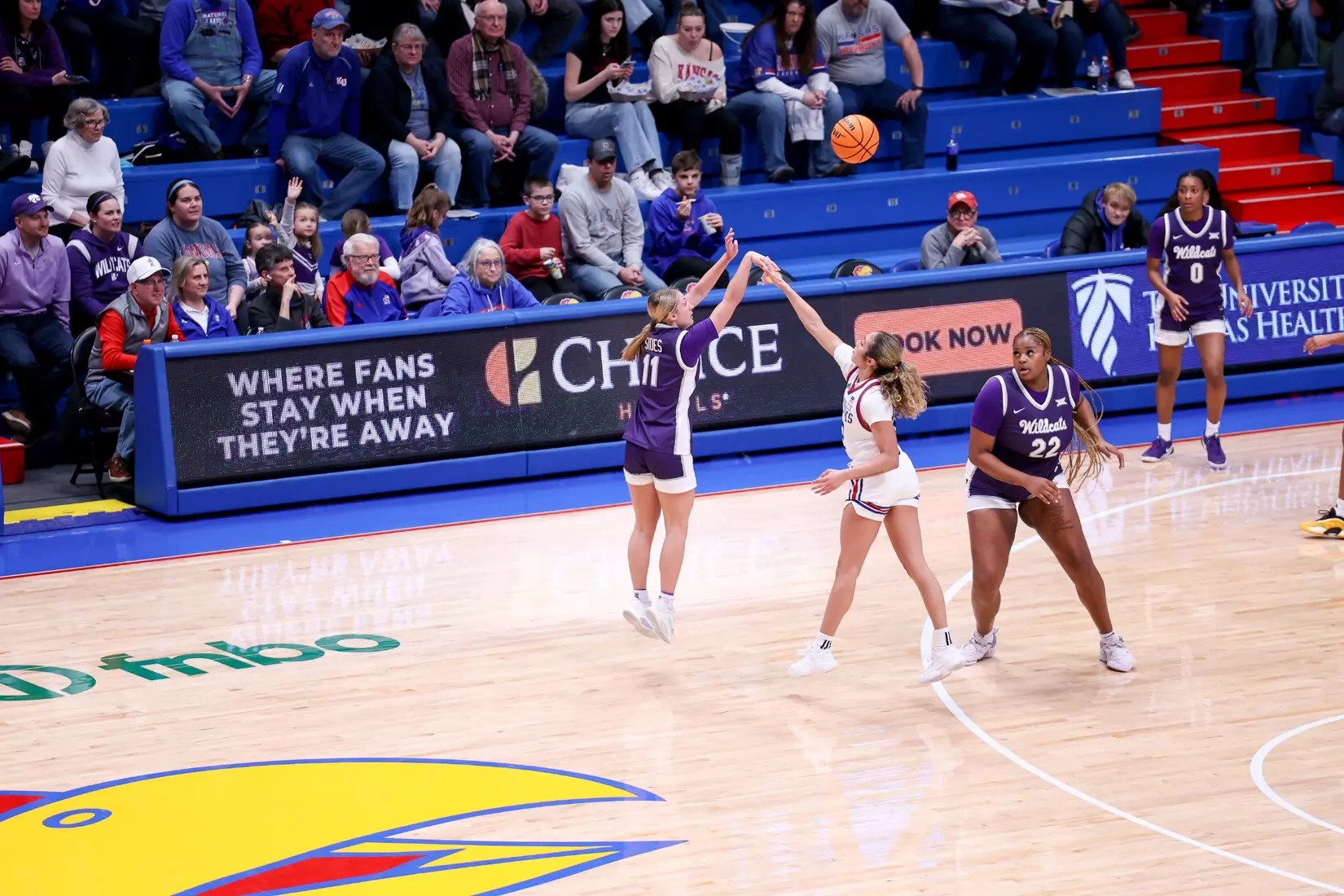 KStateWBB vs KU, Lawrence KS, Final: K-State 61, KU 83