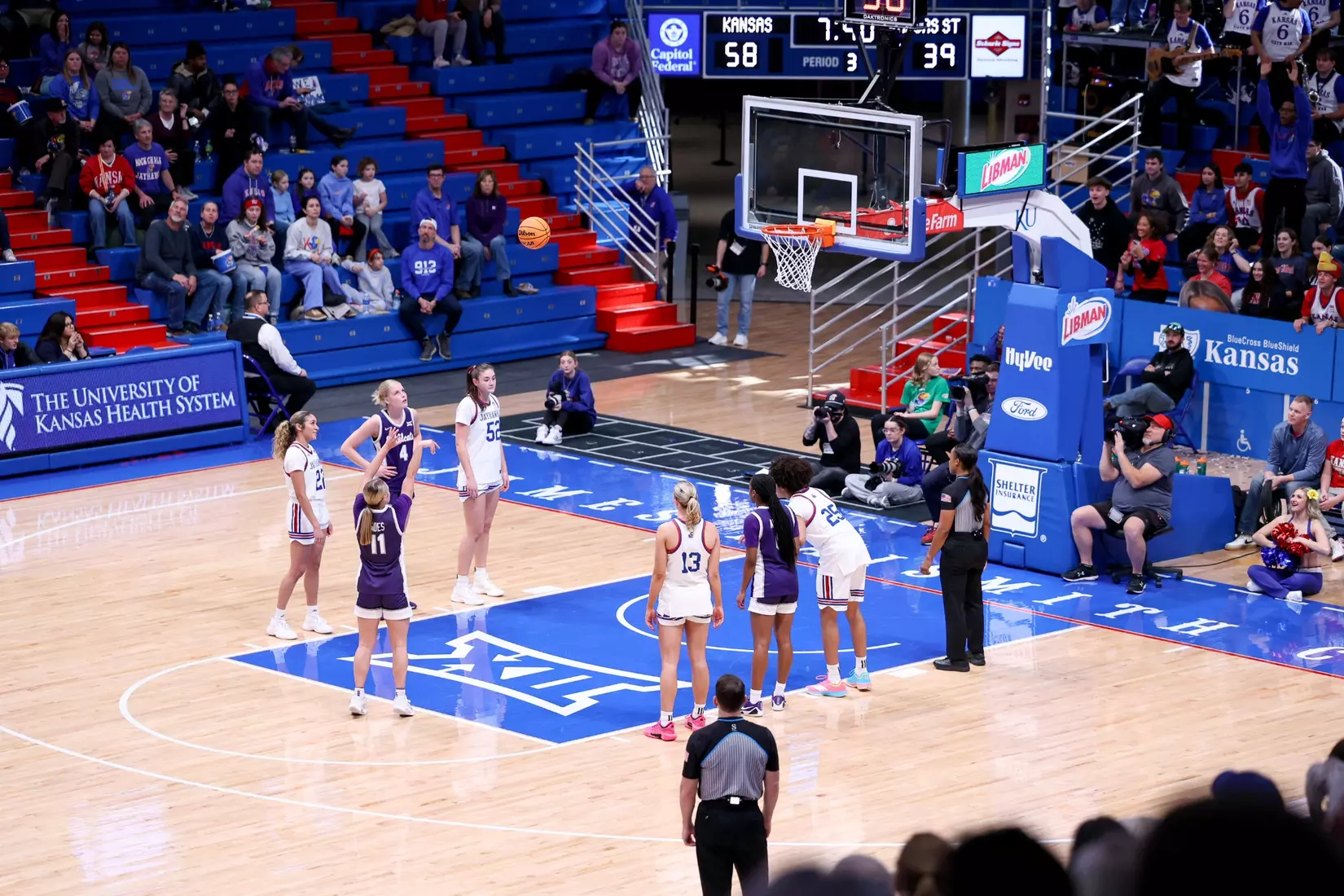 KStateWBB vs KU, Lawrence KS, Final: K-State 61, KU 83