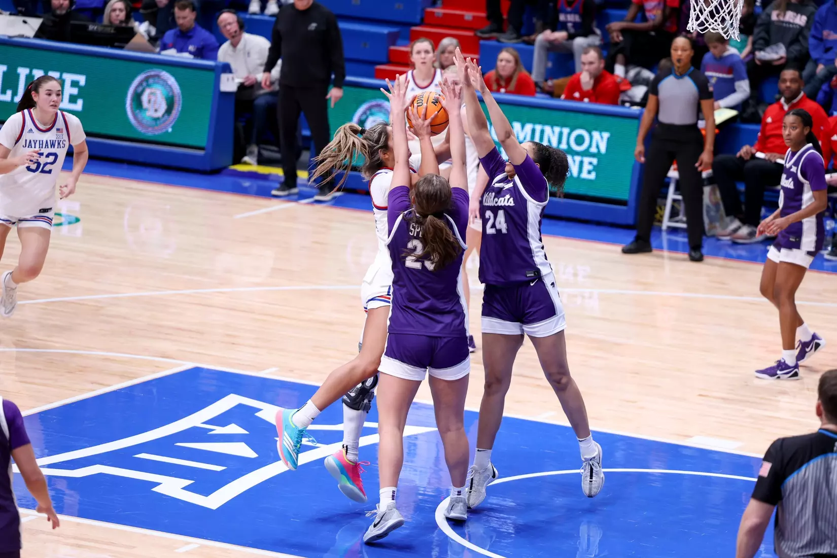 KStateWBB vs KU, Lawrence KS, Final: K-State 61, KU 83