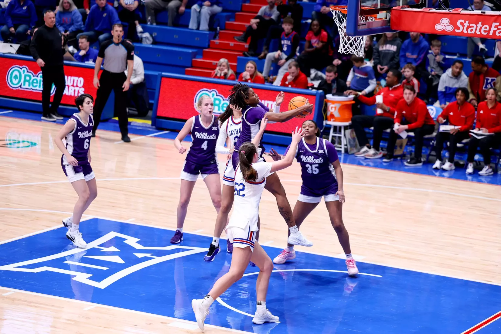 KStateWBB vs KU, Lawrence KS, Final: K-State 61, KU 83