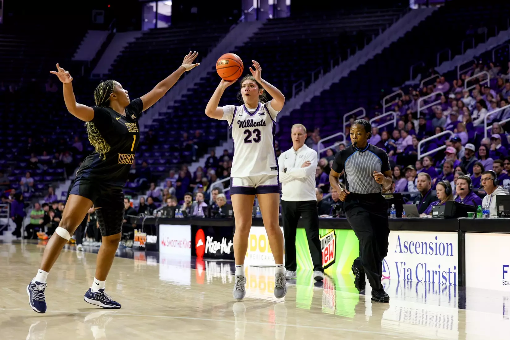KStateWBB vs West Virginia, January 4th, Manhattan, KS, Final: K-State: 58, WVU: 60