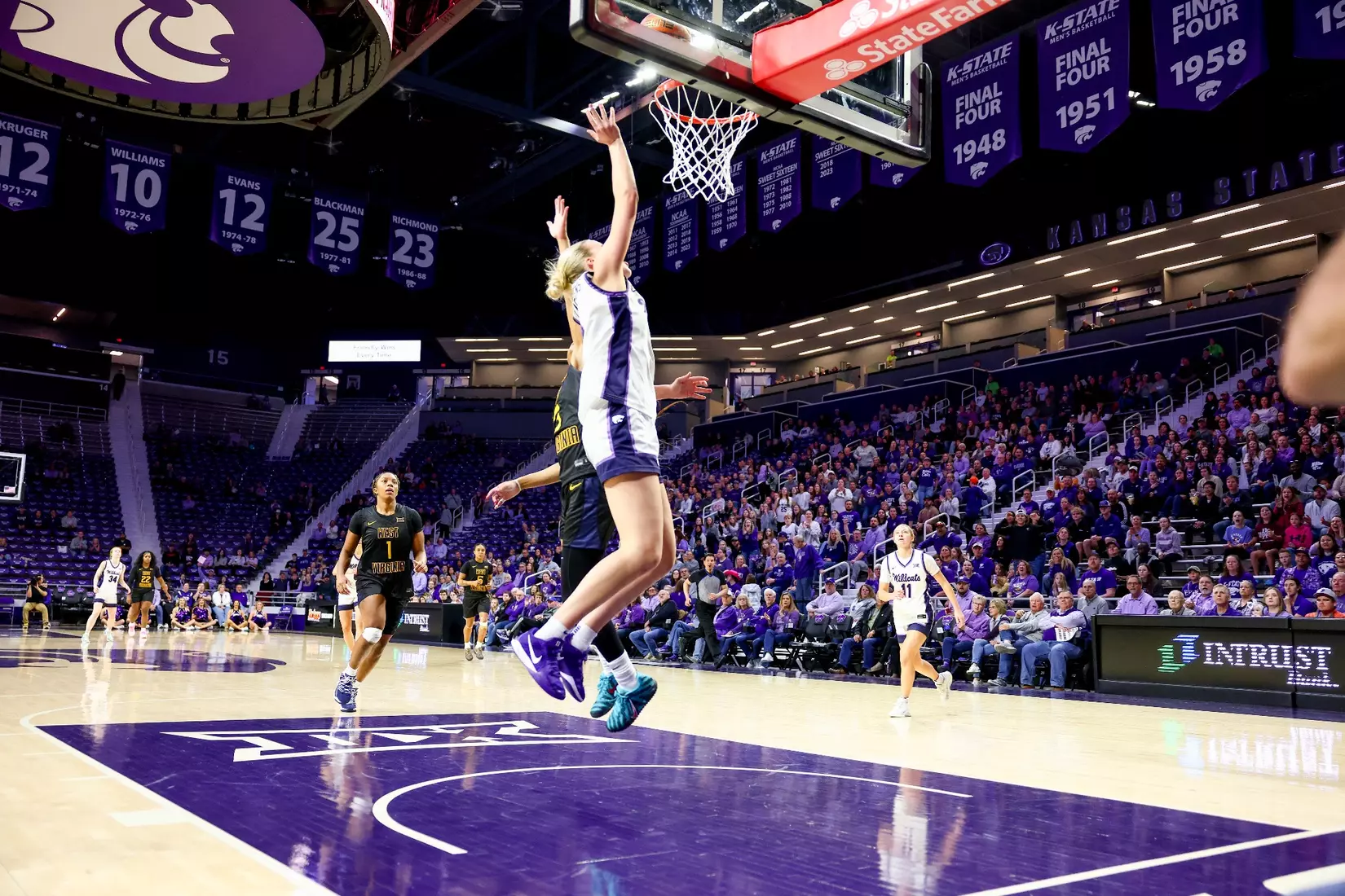 KStateWBB vs West Virginia, January 4th, Manhattan, KS, Final: K-State: 58, WVU: 60
