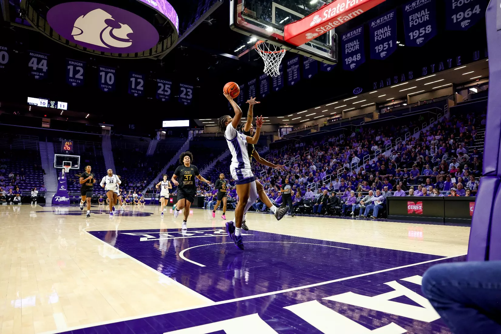 KStateWBB vs West Virginia, January 4th, Manhattan, KS, Final: K-State: 58, WVU: 60