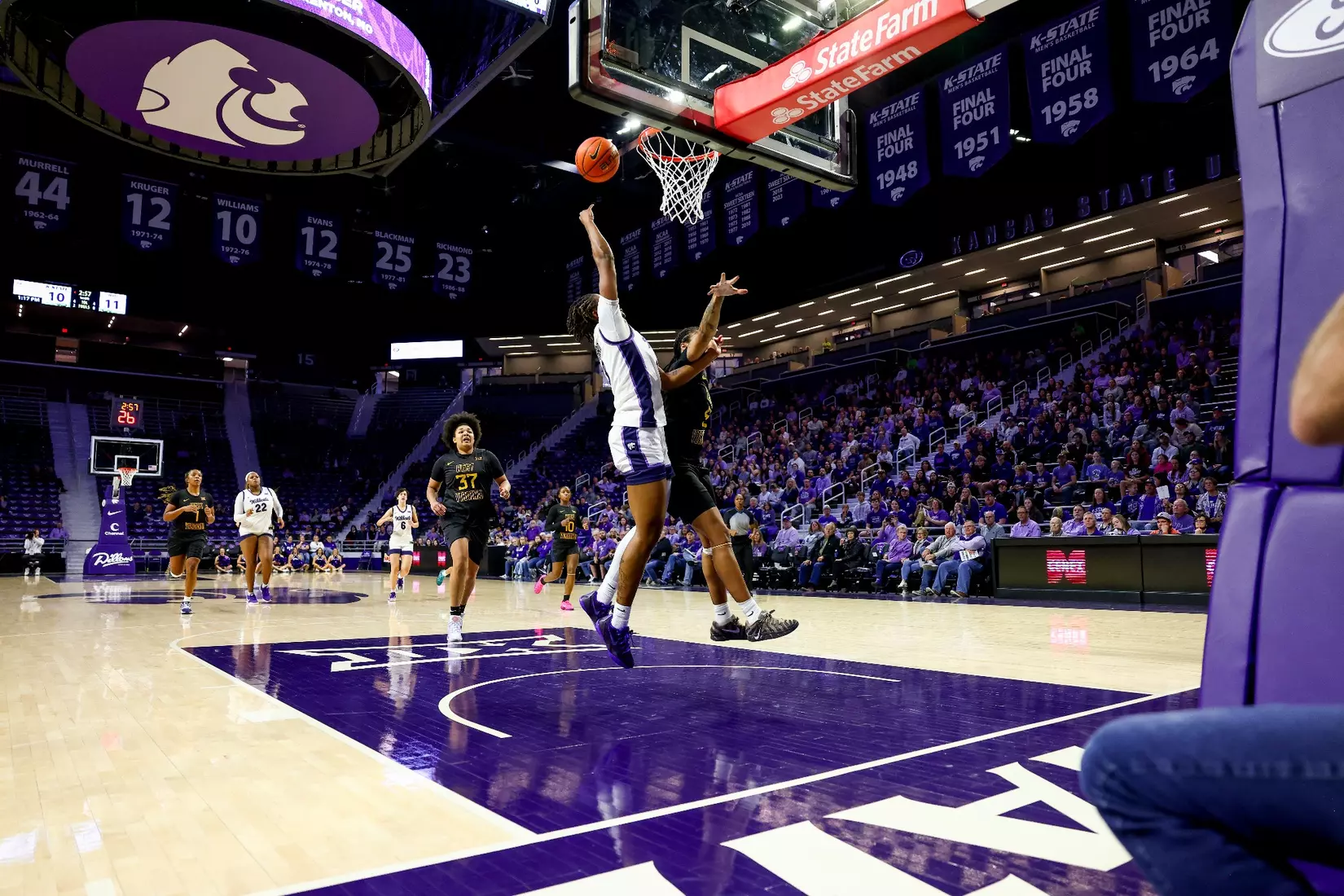 KStateWBB vs West Virginia, January 4th, Manhattan, KS, Final: K-State: 58, WVU: 60