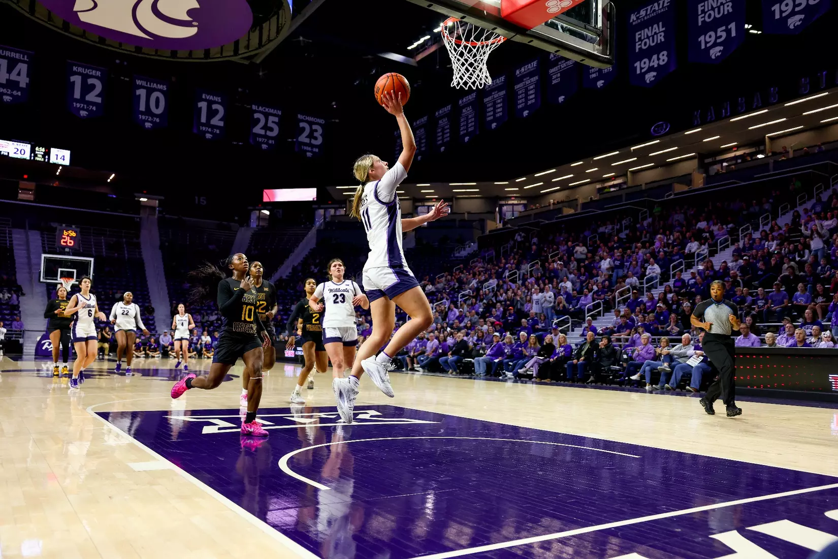 KStateWBB vs West Virginia, January 4th, Manhattan, KS, Final: K-State: 58, WVU: 60