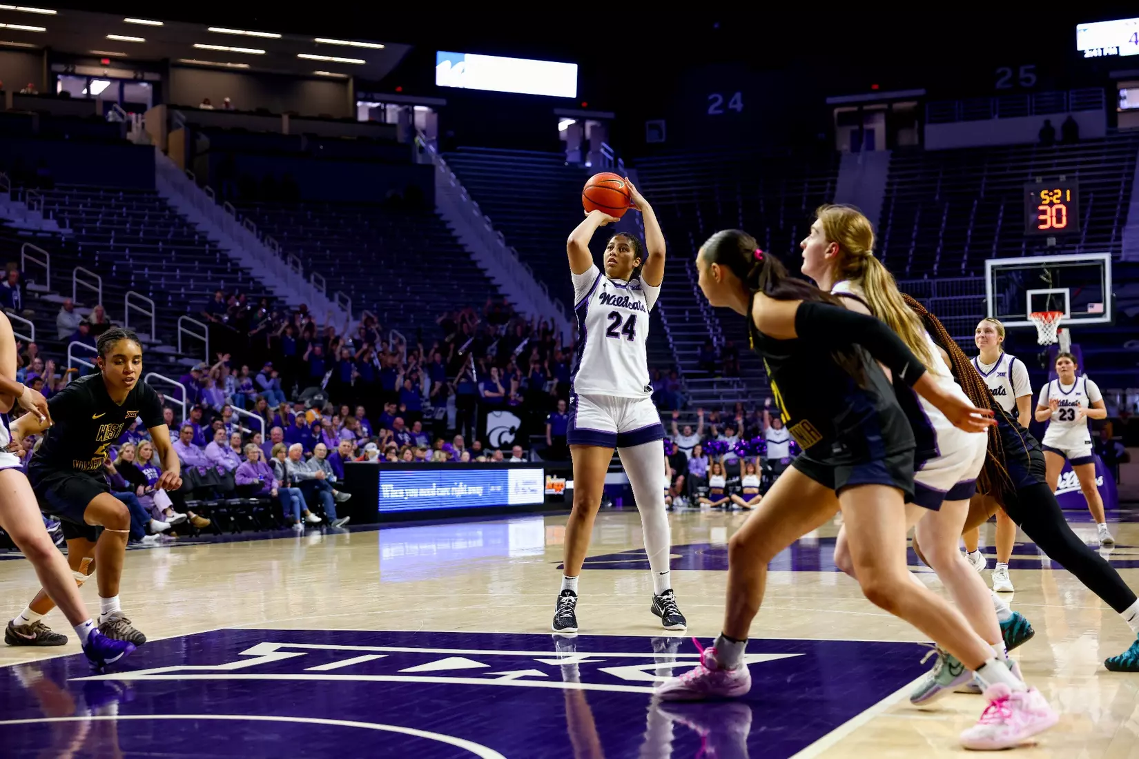 KStateWBB vs West Virginia, January 4th, Manhattan, KS, Final: K-State: 58, WVU: 60