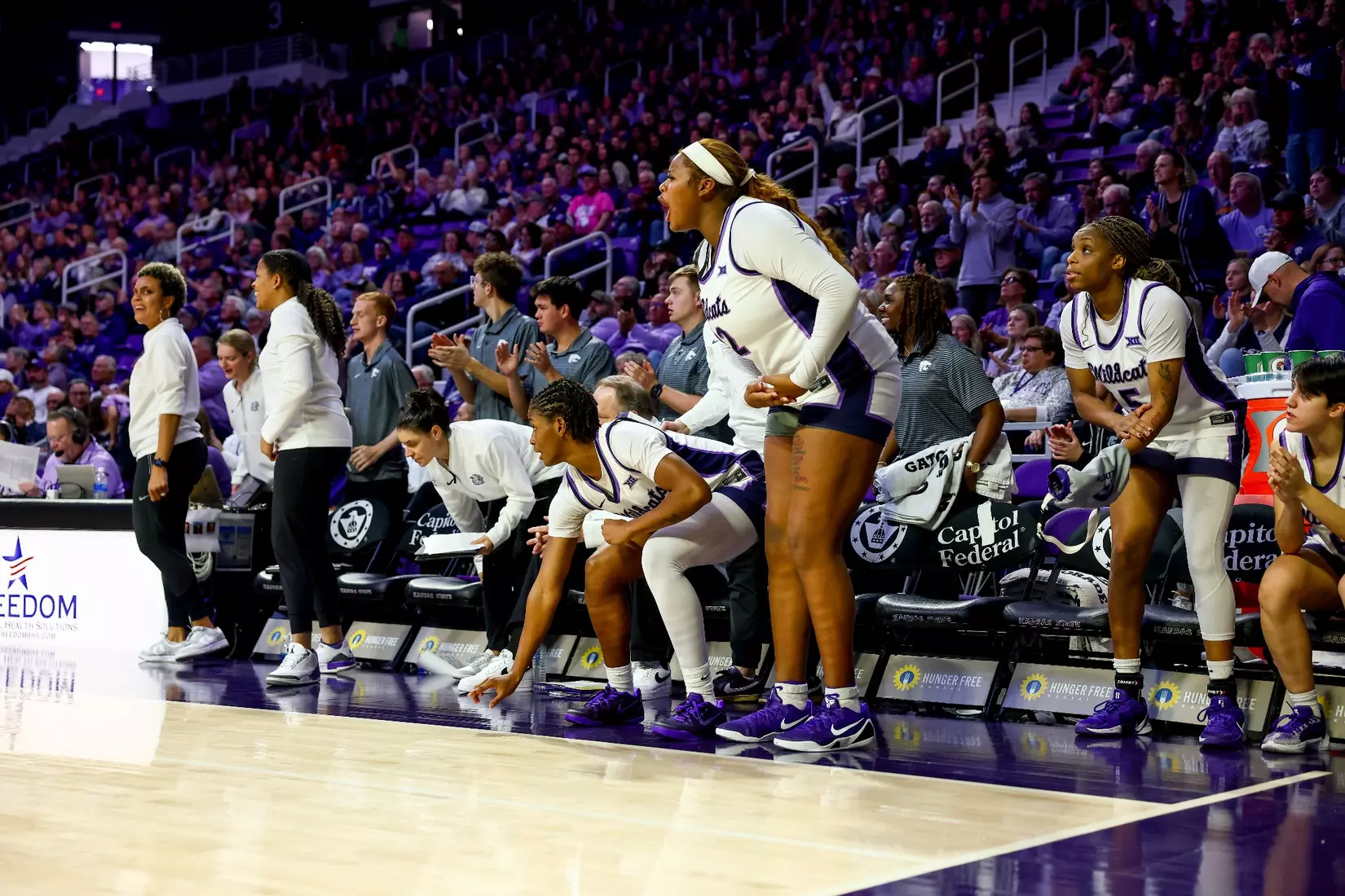 KStateWBB vs West Virginia, January 4th, Manhattan, KS, Final: K-State: 58, WVU: 60