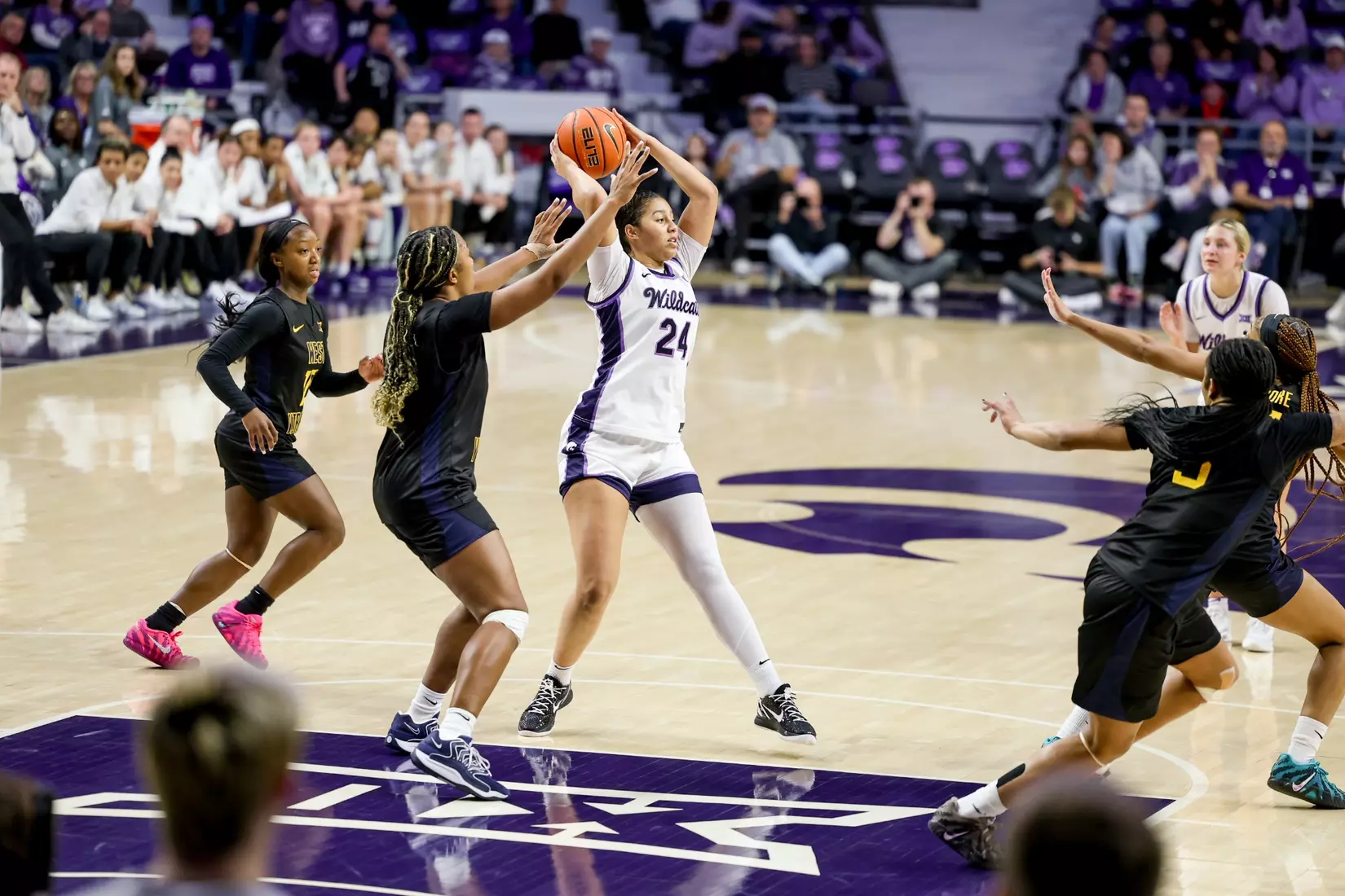 KStateWBB vs West Virginia, January 4th, Manhattan, KS, Final: K-State: 58, WVU: 60
