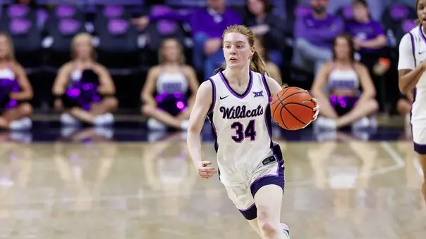 K-State Women's Basketball vs. University of Cincinnati, December 31, 2025. Final: KSU 79, UC 52.
(Photo: Will Huster/K-State Sports)
