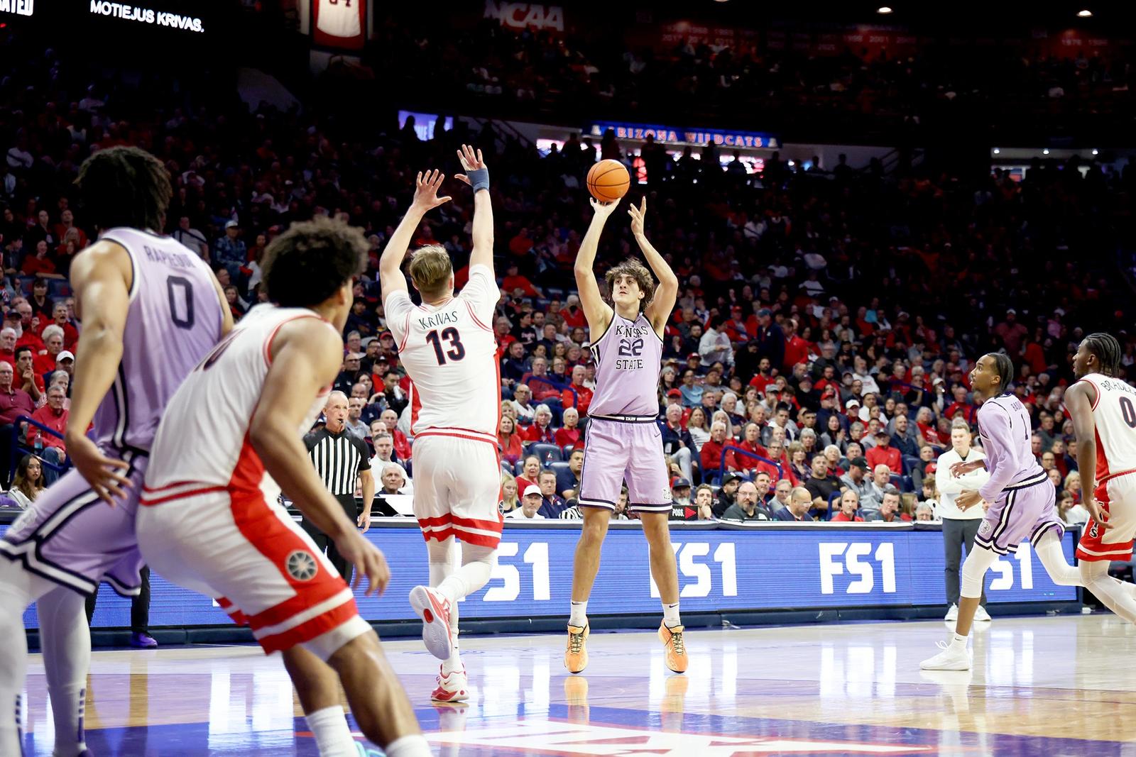 K-State Falls at No. 1 Arizona, 101-76 - Kansas State University Athletics