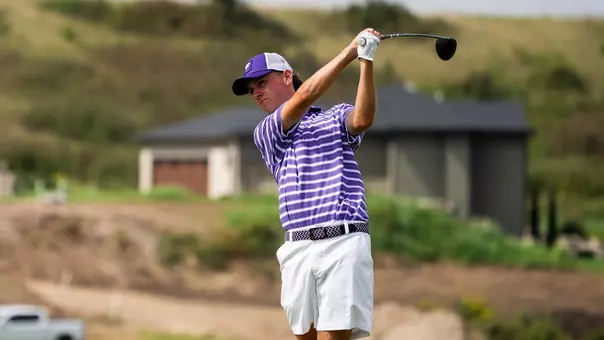 Sept. 15, 2026; Manhattan, Kansas, USA; Kansas State Wildcats Men’s Golf hosts the Wildcat Invitational at Colbert Hills.
(Photo: Connor Caldon/K-State Sports)