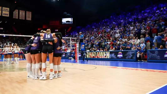 K-State Volleyball vs #15 KU, Friday, October 30, 2026, Allen Fieldhouse, Manhattan, KS Final Score: KSU 0, KU 3