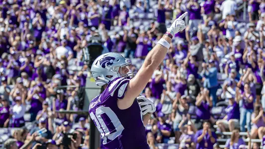 K-State Football vs. UCF, September 27, 2025. Final: KSU 34, UCF 20.
(Photo: Reece Bachta/K-State Sports)