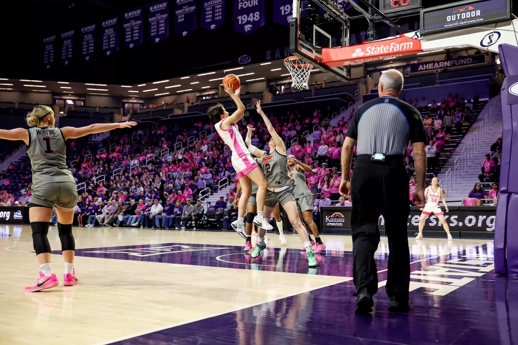 KStateWBB vs OSU, Tuesday, Feb 10th. Final: K-State 70, OSU 61