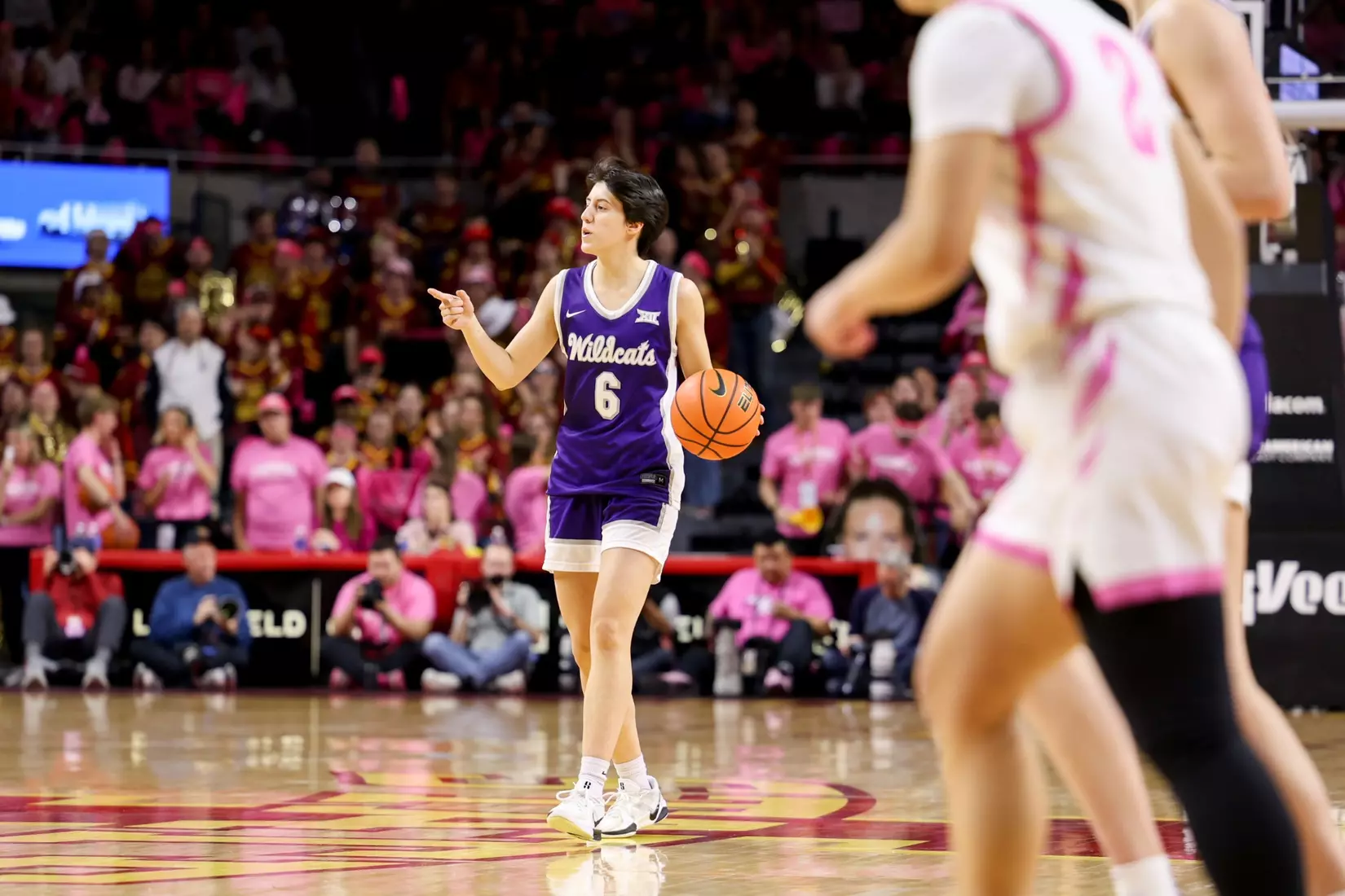 K-State Women's Basketball vs Iowa State - February 15, 2026 - Ames, IA - Hilton Coliseum - Final Score: K-State 72, Iowa State 76