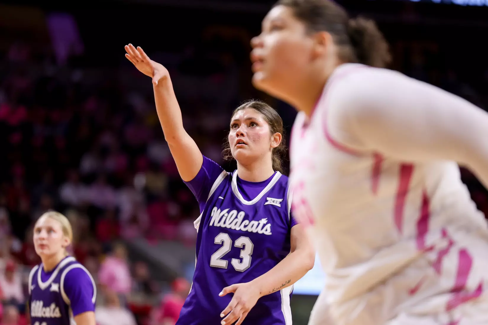 K-State Women's Basketball vs Iowa State - February 15, 2026 - Ames, IA - Hilton Coliseum - Final Score: K-State 72, Iowa State 76