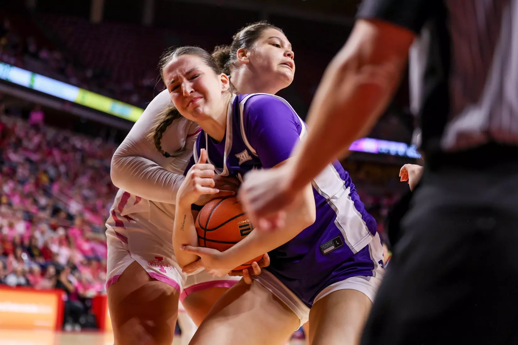 K-State Women's Basketball vs Iowa State - February 15, 2026 - Ames, IA - Hilton Coliseum - Final Score: K-State 72, Iowa State 76
